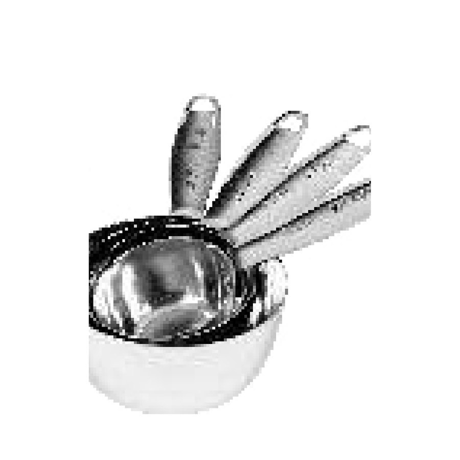Heavy Measuring Cup Set with Strip Handles